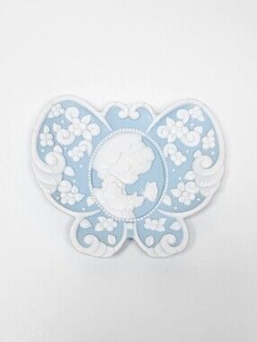 Precious Moments Butterfly Trinket Dish Enesco Faith Decorative Plate